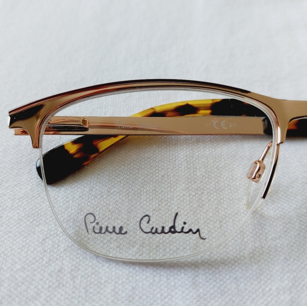 Pierre Cardin gold copper Woman eyeglasses. - Picture 3 of 16